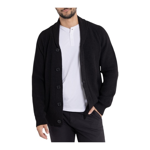 XRAY Other - ♥️XRAY♥️ Black Cardigan Sweater Textured Knit button Front size (Large)